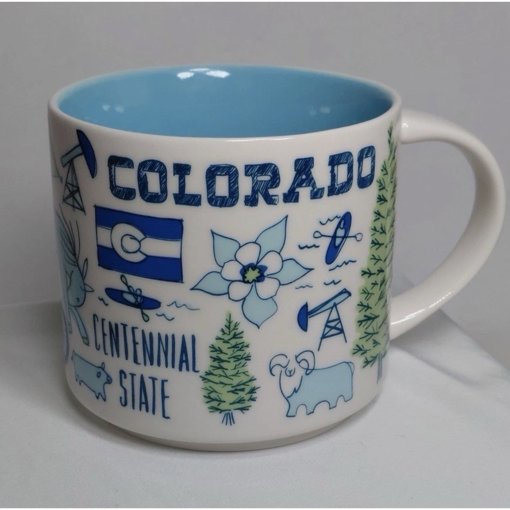 Starbucks Been There Series Colorado Ceramic Coffee Mug 14 oz Centennial State